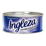 Kit2 Cera Pasta Inglesa Incolor 400g Carnaúba Mármores Pisos