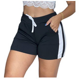 Kit2 Shorts Feminino Malha Cordão Modelos Lindos Alto Verão