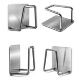 Kit2 Suporte Esponja Bucha Pia Aço Inox Louça Cozinha Gancho