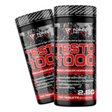 Kit2x Testo 1000 100 Feno Grego 450mg Boro Vit B6 B12 Capsulas Premium Puro 120 Tabs Force Full Labz