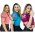 Kit3 Blusa T-shirt Camiseta Manga Princesa Camisa Bufante