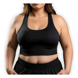 Kit3 Top Plus Size Academia Fitness