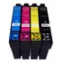 Kit4 Cartuchos Compartivel Epson Tx125 T25 Tx123 Tx135 Tx133