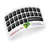Kit5 Adesivos Etiquetas P Teclado Português Br Abnt2