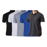 Kit5 Camisa Polo Lisa