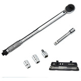 Kit5 Torquimetro De Estalo 1 2 Pol 2 8 A 21kg Crv Reversível