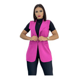 Kit5pçs Colete Feminino Maxi Longa De Neoprene Promoção