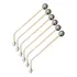 Kit6 Alavanca Dobrada 45° M10 Comando Guindaste Munck Trator
