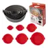 Kit6 Formas Silicone Airfryer Reutilizável Antiaderenteclink