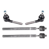 Kits Barra Axial Terminal Direção Peugeot 206 207 Hoggar