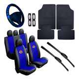 Kits Capas Couro Banco Carro Tapetes Volante Fiat Brindes 