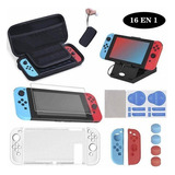 Kits De Acessórios Com Caso Para Nintendo Switch 16 Em 1