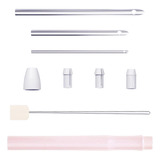 Kits De Agulhas Para Perfurar Canetas Para Bordar Rosa