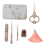Kits De Bordados Tesoura Tesoura Do Vintage Flor De Ameixa