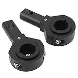 Kits De Braçadeira De Barra De Suporte De Montagem De Luz KIMISS 1 Par De 0 75 Pol 1 18 Pol ATV UTV Montagens De Barra De Luz Braçadeiras De Gaiola De Tubo Giratório De 360