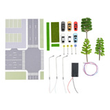 Kits De Cenário Em Escala Ho Para Estacionamento Com