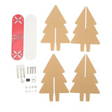 Kits De Circuito 3d Para Árvores De Natal Em Acrílico Fosco