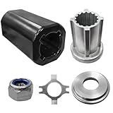 Kits De Cubo Marine Upgrade 835257K1 Flo Torq II Adequados Para Barcos De Popa Mercury Motos 70 300 HP Compatível Com Mercruiser Alpha E Alpha One Bravo One 15 Dentes Estriados