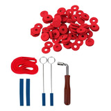 Kits De Ferramentas Para 6 Peças Com Arruela De Feltro