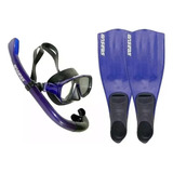 Kits De Mergulho Seasub Mascara Snorkel E Nadadeiras 10 Und