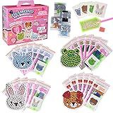 Kits De Pintura De Diamante Pet Buddies (24 Ct) - Lembrancinhas De Festa Perfeitas Para Festas De Aniversário De Crianças - Cada Um Inclui Atividade E Adesivo De Artesanato De Joias De Animais -