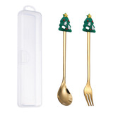 Kits De Talheres De Natal Colher De Árvore De Natal