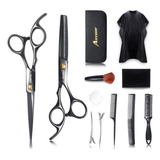 Kits De Tesouras De Corte De Cabelo De 12 Peças Tesouras De