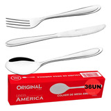 Kits Jogo Garfo Faca De Churrasco Em Inox 36 Un Buffet