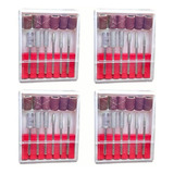 Kits Refil Lixa Elétrica De Unha Manicure Brocas E Lixas 4un