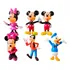 Kiy 6 Miniaturas Disney: Mickey, Minnie, Donald E Pateta