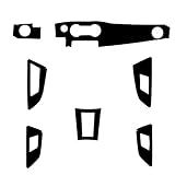 KJWPYNF Para Mercedes Benz GLK260 300 X204 2013 2016 Película De Vinil Para Carro Carro Caminhão Interior Adesivo Decoração DIY Acessórios De Estilo De Carro