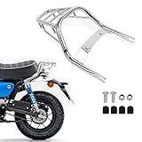 KKZOL Suporte De Bagagem De Motocicleta De Substituição Para Honda Monkey 125 2018 2023 Rack Traseiro Bagageiro Bagageiro Cromado 