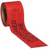 Klein Tools Fita De Advertência De Barricada 58002 7 6 Cm X 6 5 Metros Linha Elétrica Enterrada Com Cuidado