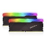 KLEVV CRAS X RGB 32 GB 2 X 16 GB DDR4 Gaming UDIMM 3200MHz CL16 SK Hynix Chips Memória RAM De Mesa De 288 Pinos KD4AGU880 32A160X
