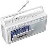 KLIM Leitor De Cassete Portátil- Rádio AM-FM- Gravador De Fita Cassete Bluetooth- USB- Alto-falante- Conector De Fone De Ouvido- Operado Por Bateria- Gravador Portátil Alimentado Por CA