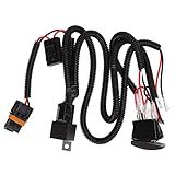 KLLJRFW 12v 24v 40a Kit De Relé De Chicote De Fiação De Buzina De Carro Caracol Chifre De Alto Falante Kit De Chicote De Fiação De Cobre Puro Bobina De Cobre Puro Chicote De