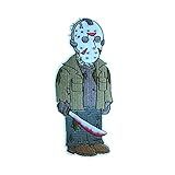 Kloriz Jason Patch Filme De Terror Bordado Ferro Em Costurar Adesivos Sexta-feira 13th Killer Acessórios Apliques Assustadores
