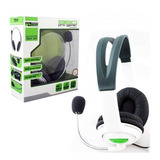 Kmd 360 Pro Gamer Wired Headset  branco Com Fio    Xbox 360