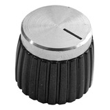 Knob Baquelite Prateado C Parafuso Eixo 6 35mm kit 5 Peças