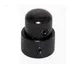 Knob Duplo Metal Preto Para Potenciometro Concentrico