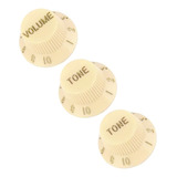 Knob Guitarra Creme Tipo Strato Ronsani 588 C  3