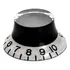 Knob Guitarra Les Paul Transparente Branco Preto Lsl01wb