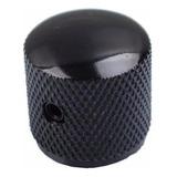 Knob Metal Preto Botão Com Parafuso