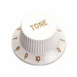 Knob Para Guitarra Stratocaster Tone Branco Avulso