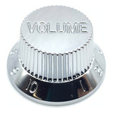 Knob Plástico Volume Guitarra Strato Psv v Cromado