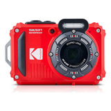 Kodak Pixpro Wpz2 1 Câmera Digital Impermeável Cor Vermelha