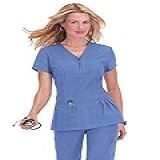 KOI Blusa De Uniforme Médico Feminina