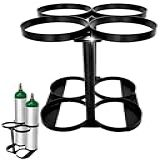 KOKAND Suporte De Tanque De Oxigênio Destacável 4 Para Cilindros De Tamanho E D M9 C Rack De Armazenamento De Metal De Oxigênio Resistente Transportador De Tanque De Oxigênio Portátil Para
