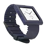 Kokkia I10spulseira De Relógio: Pulseira De Relógio Azul Marinho Para Uso Com Ipod Nano 6g E I10s / I10 (ipod E I10s Não Incluídos)