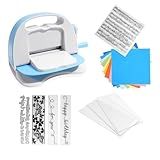 Kokorosa Mini Máquina De Corte E Gravação Máquina De Corte E Vinco Manual De Abertura De 3 Ferramentas Completas Para Máquina De Corte E Vinco Perfeita Para Fazer Cartões Scrapbooking 